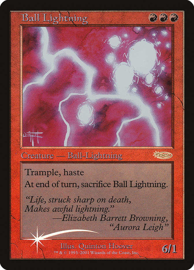 Ball Lightning [Judge Gift Cards 2001] - Magic: The Gathering - Card Brawlers | Quebec | Canada |