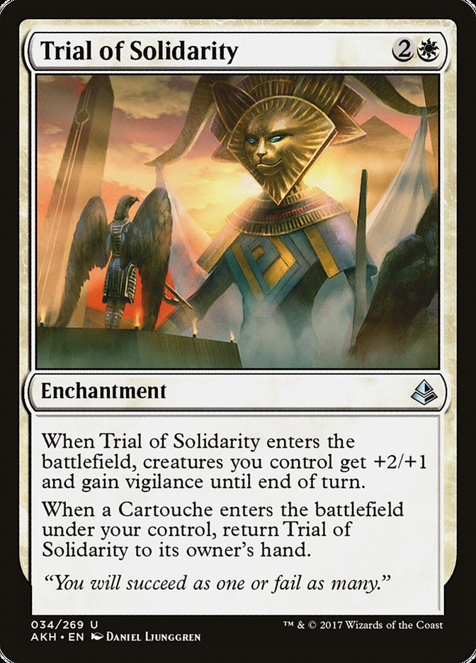 Trial of Solidarity [Amonkhet] - Magic: The Gathering - Card Brawlers | Quebec | Canada |