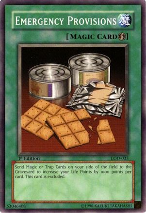 Emergency Provisions [LOD-033] Common - Yu-Gi-Oh! - Card Brawlers | Quebec | Canada |