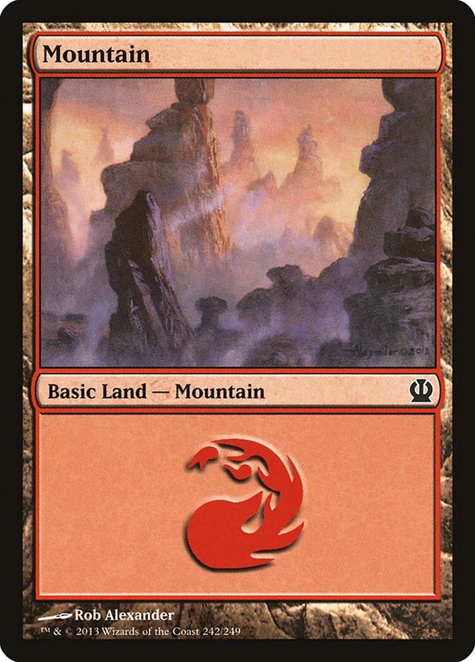 Mountain (242) [Theros] - Magic: The Gathering - Card Brawlers | Quebec | Canada |