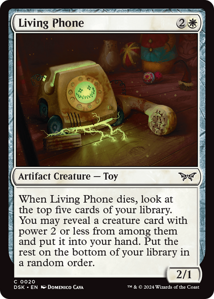 Living Phone [Duskmourn: House of Horror] - Magic: The Gathering - Card Brawlers | Quebec | Canada |
