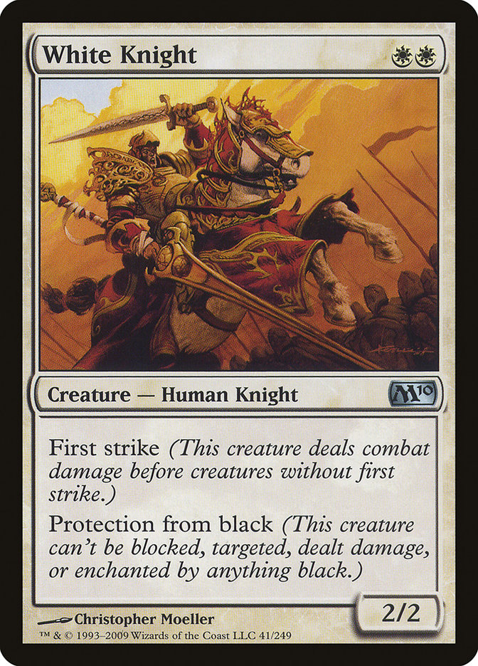 White Knight [Magic 2010] - Magic: The Gathering - Card Brawlers | Quebec | Canada |
