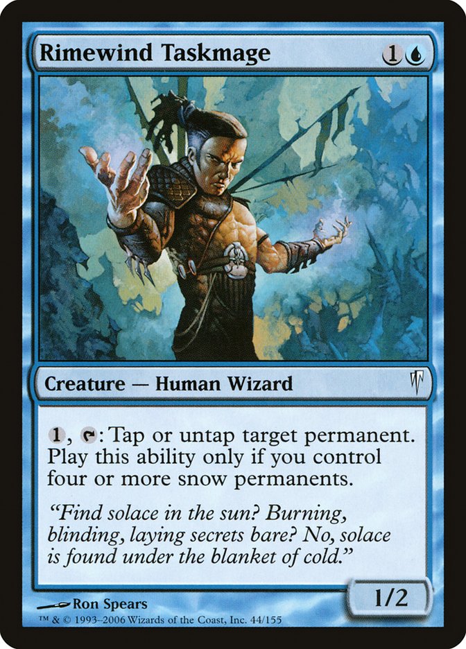 Rimewind Taskmage [Coldsnap] - Magic: The Gathering - Card Brawlers | Quebec | Canada |