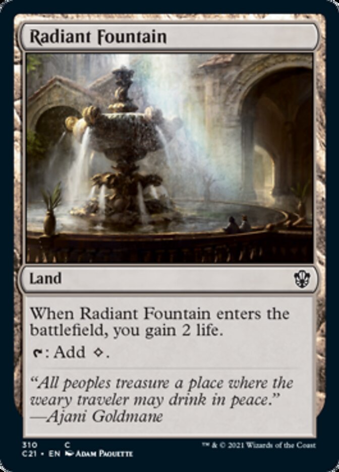 Radiant Fountain [Commander 2021] - Magic: The Gathering - Card Brawlers | Quebec | Canada |