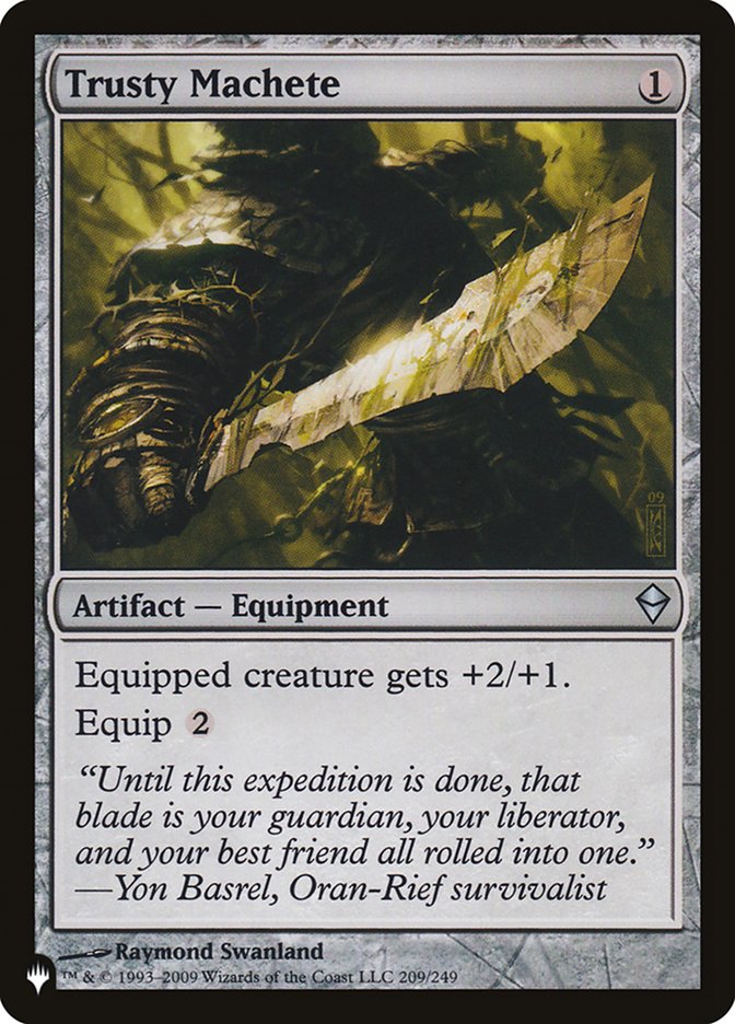 Trusty Machete [The List] - Magic: The Gathering - Card Brawlers | Quebec | Canada |