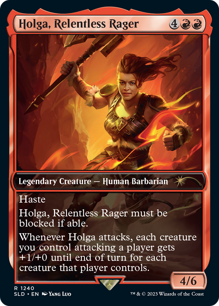 Holga, Relentless Rager [Secret Lair Drop Series] - Magic: The Gathering - Card Brawlers | Quebec | Canada |