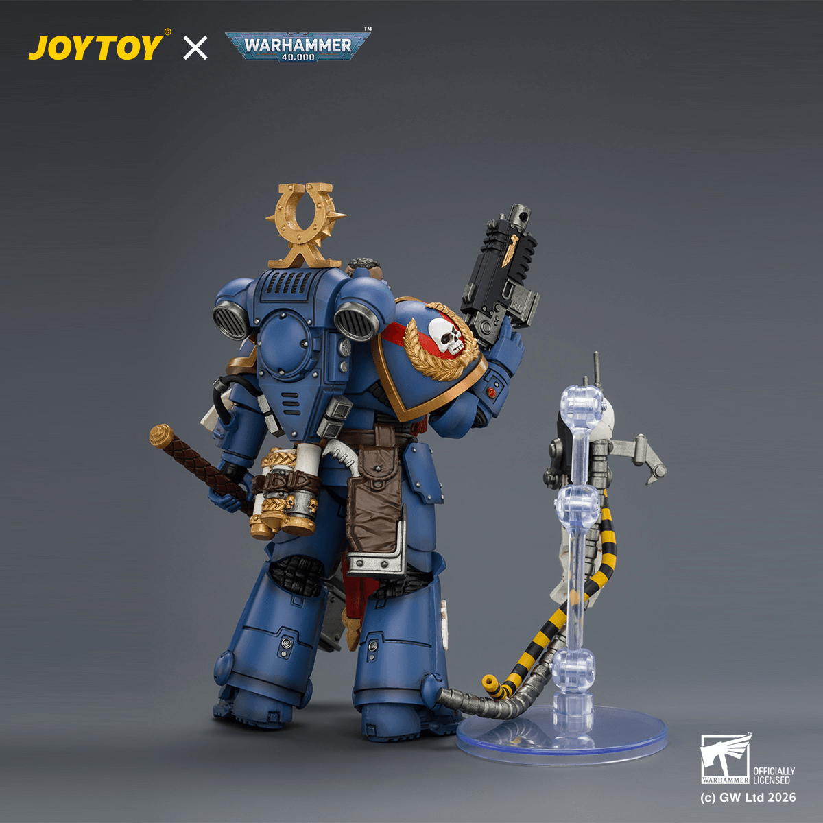 JOYTOY - Ultramarines Ferren Areios with Thunder Hammer and Bolt Pistol - (PREORDER) November 30, 2026