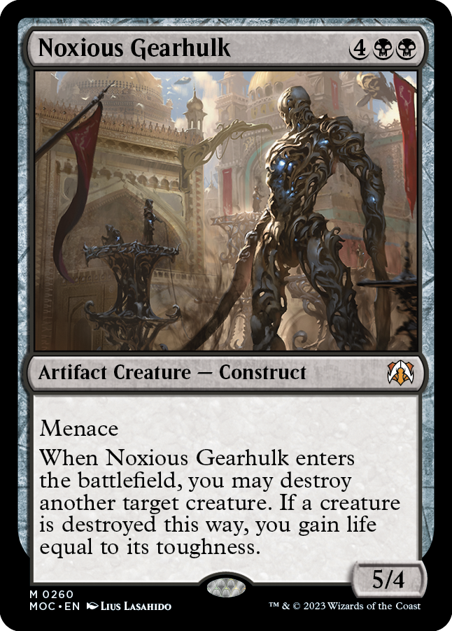 Noxious Gearhulk [March of the Machine Commander] - Magic: The Gathering - Card Brawlers | Quebec | Canada |