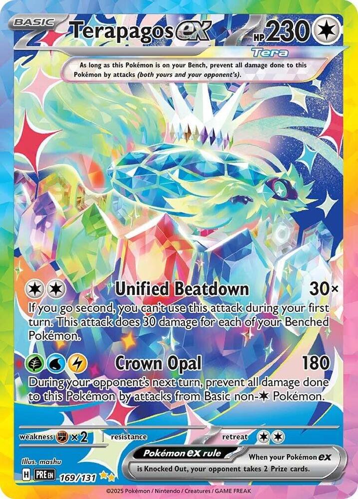 Terapagos ex (169/131) [Scarlet & Violet: Prismatic Evolutions] - Pokémon - Card Brawlers | Quebec | Canada |