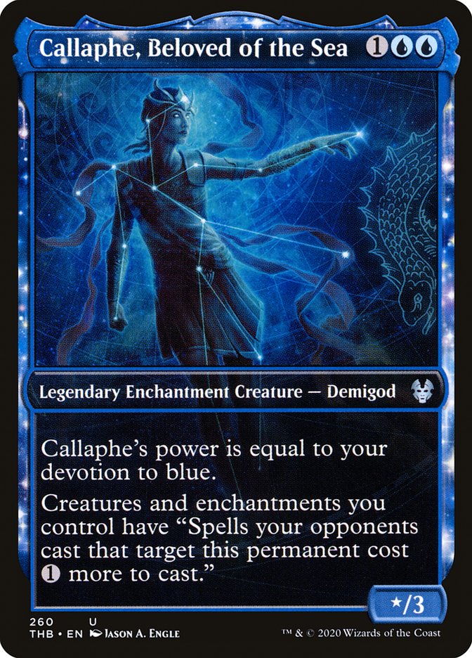 Callaphe, Beloved of the Sea (Showcase) [Theros Beyond Death] - Magic: The Gathering - Card Brawlers | Quebec | Canada |