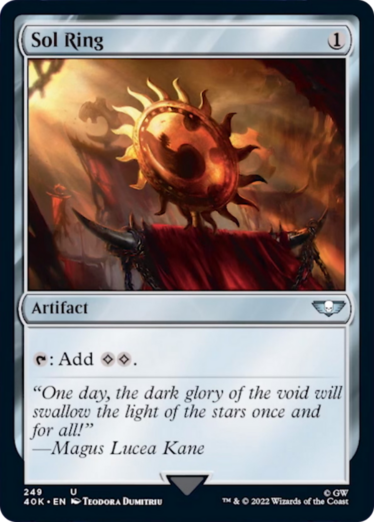 Sol Ring (249) (Surge Foil) [Warhammer 40,000] - Magic: The Gathering - Card Brawlers | Quebec | Canada |