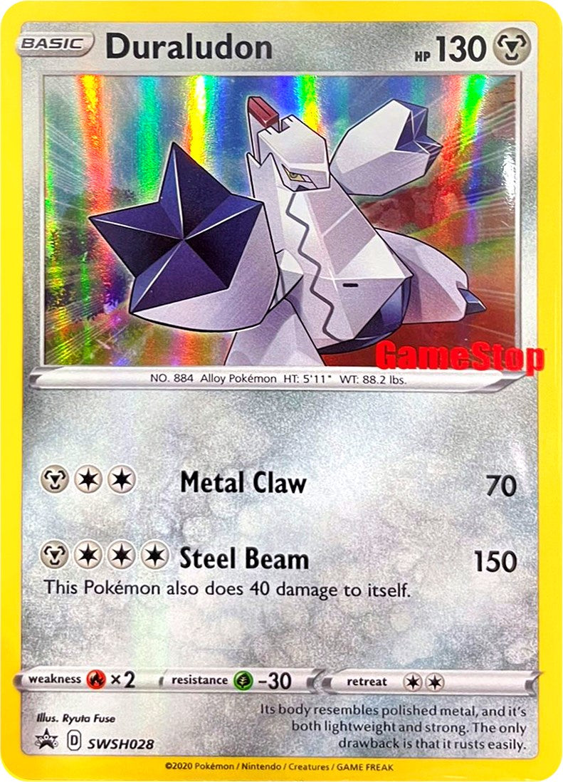 Duraludon (SWSH028) (GameStop Exclusive) [Sword & Shield: Black Star Promos] - Pokémon - Card Brawlers | Quebec | Canada |