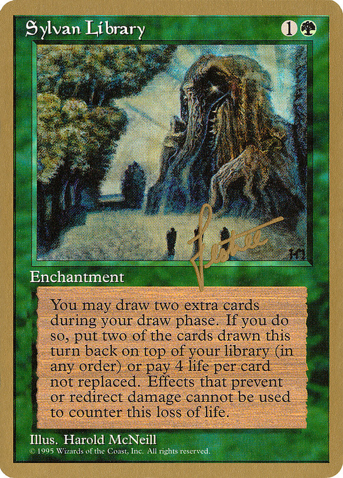 Sylvan Library (Bertrand Lestree) [Pro Tour Collector Set] - Magic: The Gathering - Card Brawlers | Quebec | Canada |