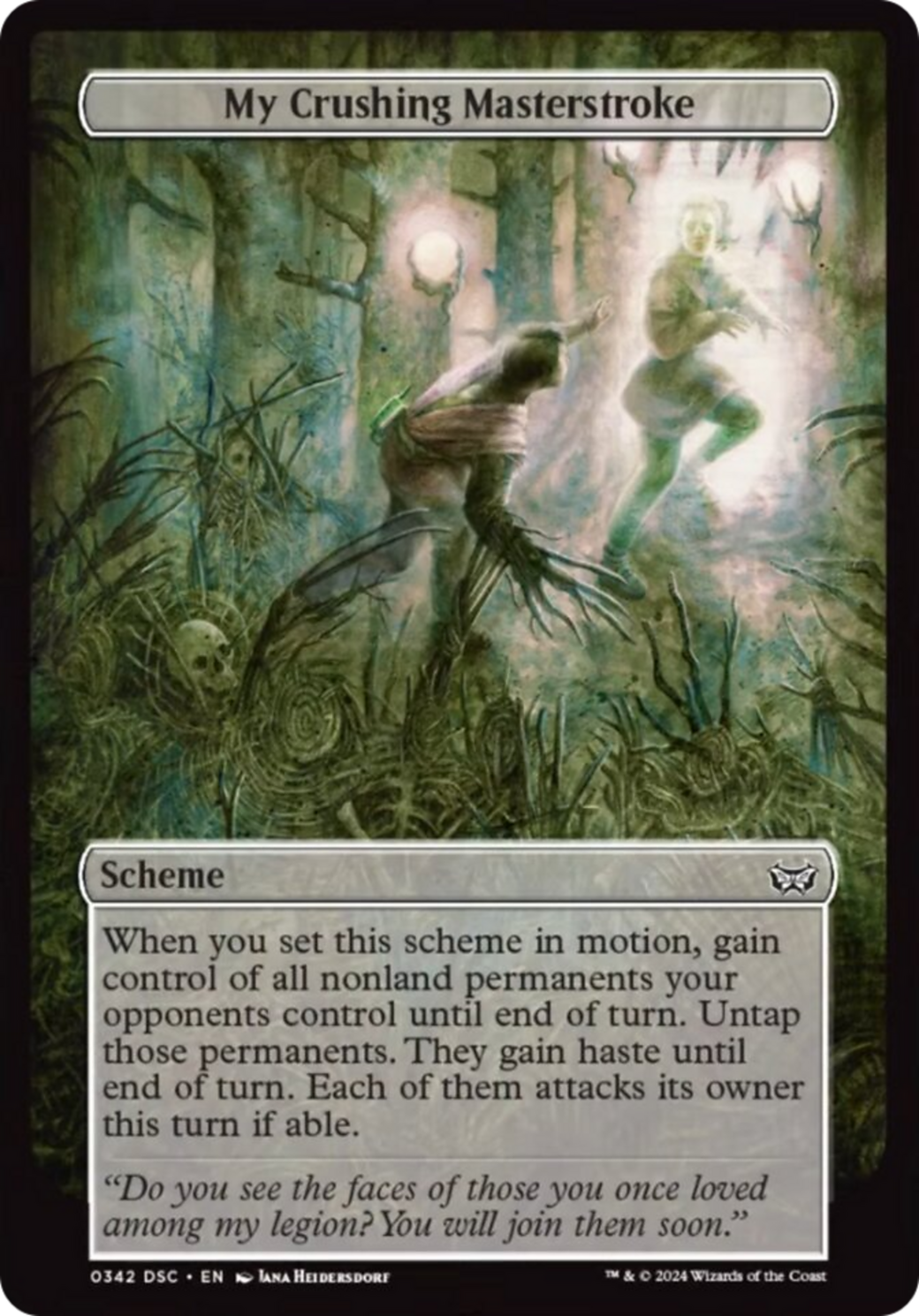 My Crushing Masterstroke (Full Art) [Duskmourn: Archenemy] - Magic: The Gathering - Card Brawlers | Quebec | Canada |