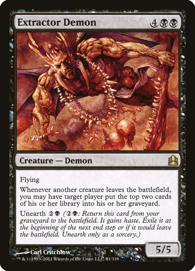 Extractor Demon [Commander 2011] - Magic: The Gathering - Card Brawlers | Quebec | Canada |