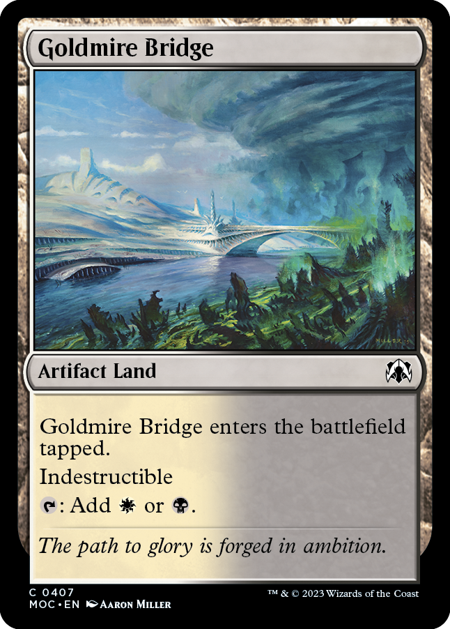 Goldmire Bridge [March of the Machine Commander] - Magic: The Gathering - Card Brawlers | Quebec | Canada |