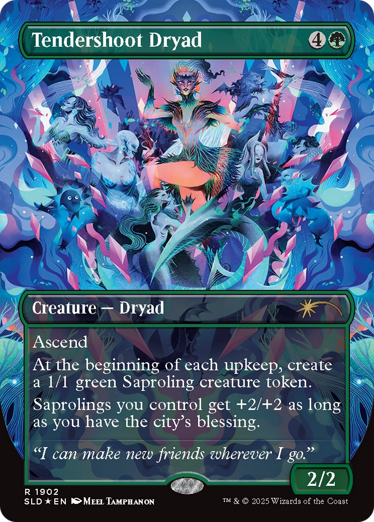 Tendershoot Dryad (Double Rainbow Foil) [Secret Lair Drop Series] - Magic: The Gathering - Card Brawlers | Quebec | Canada |