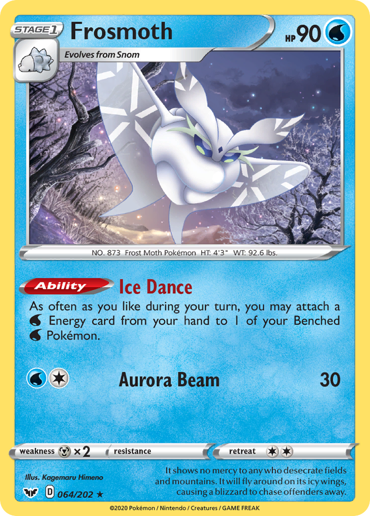 Frosmoth (064/202) (Theme Deck Exclusive) [Sword & Shield: Base Set] - Pokémon - Card Brawlers | Quebec | Canada |