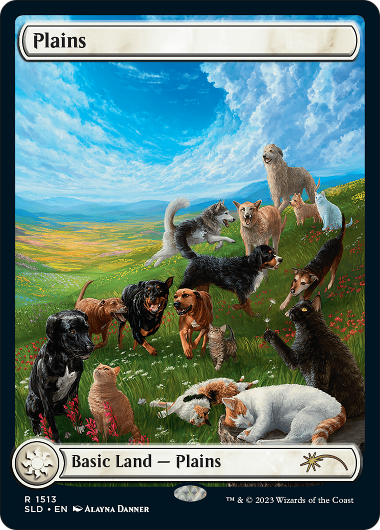 Plains (1513) [Secret Lair Commander Deck: Raining Cats and Dogs] - Magic: The Gathering - Card Brawlers | Quebec | Canada |