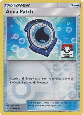 Aqua Patch (119/145) (League Promo) [Sun & Moon: Guardians Rising] - Pokémon - Card Brawlers | Quebec | Canada |