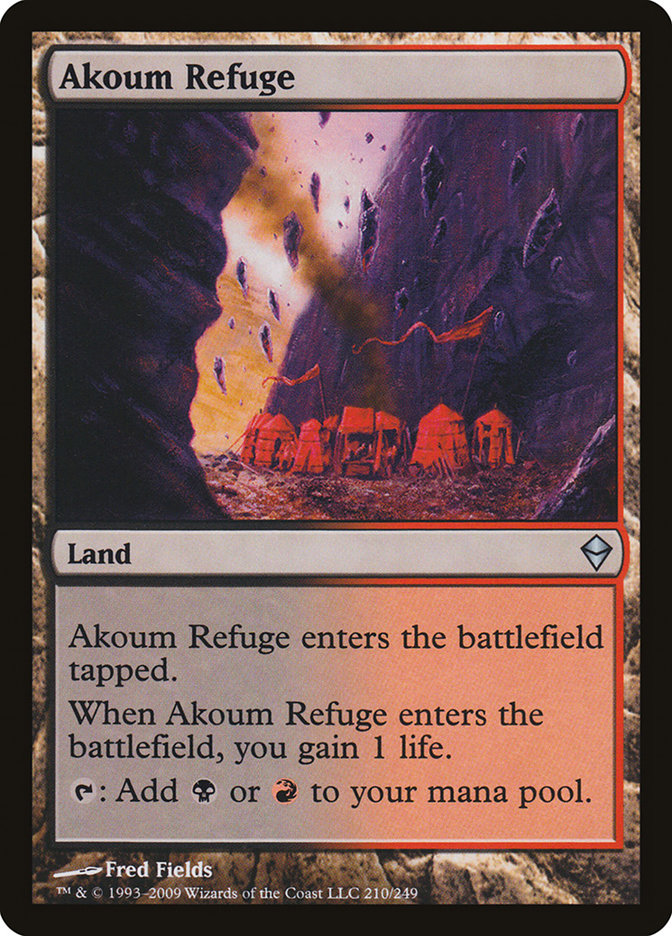Akoum Refuge [Zendikar] - Magic: The Gathering - Card Brawlers | Quebec | Canada |
