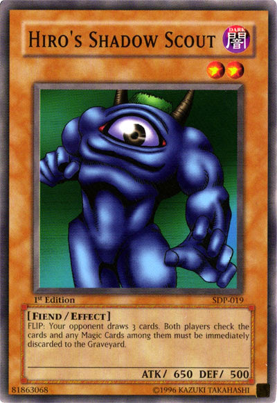 Hiro's Shadow Scout [SDP-019] Common - Yu-Gi-Oh! - Card Brawlers | Quebec | Canada |
