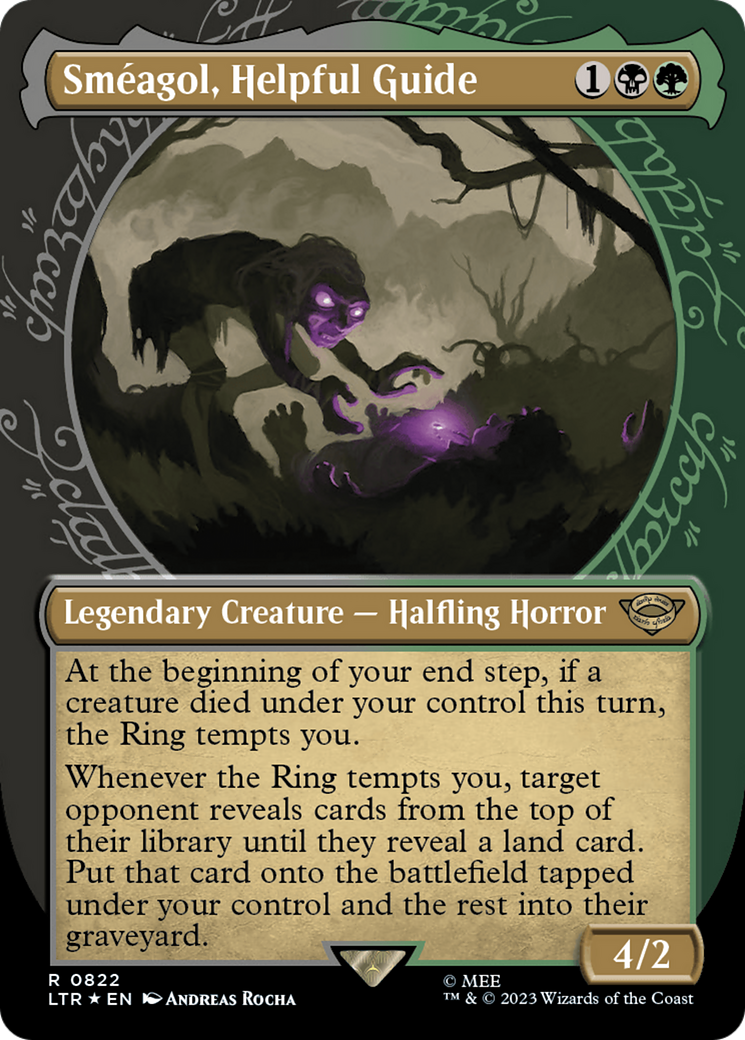 Smeagol, Helpful Guide (Showcase) (Surge Foil) [The Lord of the Rings: Tales of Middle-Earth] - Magic: The Gathering - Card Brawlers | Quebec | Canada |