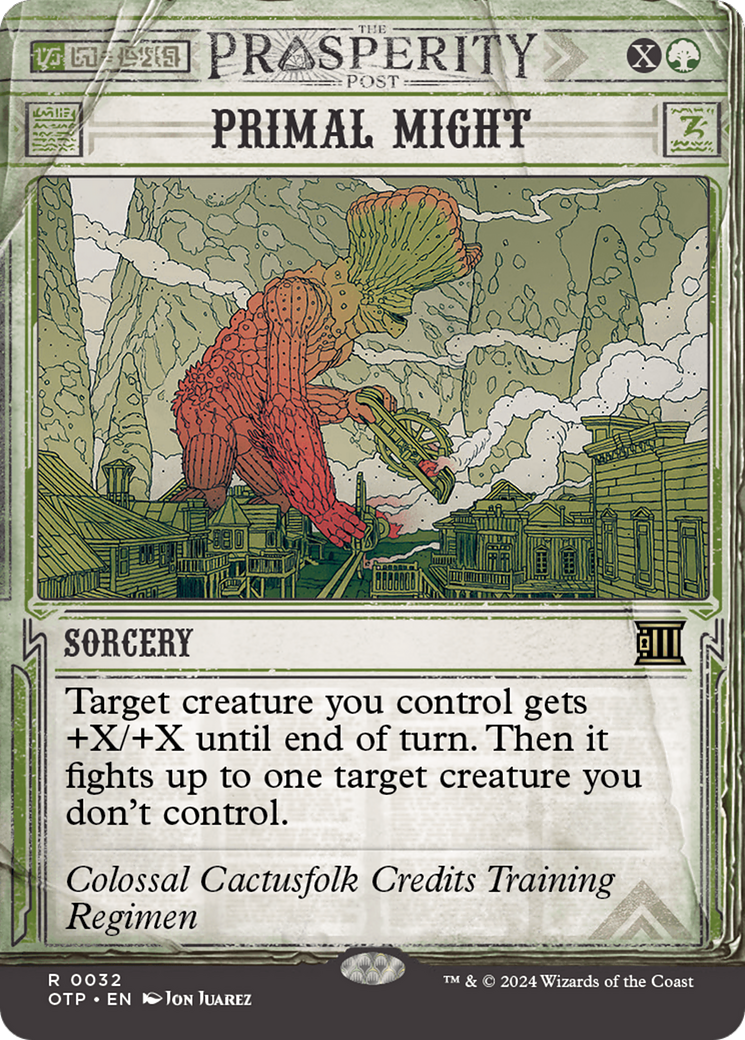 Primal Might [Outlaws of Thunder Junction: Breaking News] - Magic: The Gathering - Card Brawlers | Quebec | Canada |