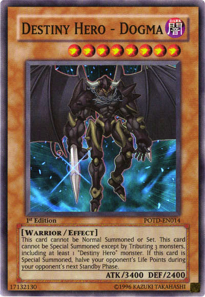 Destiny Hero - Dogma [POTD-EN014] Super Rare - Yu-Gi-Oh! - Card Brawlers | Quebec | Canada |