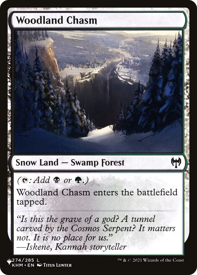 Woodland Chasm [Secret Lair: From Cute to Brute] - Magic: The Gathering - Card Brawlers | Quebec | Canada |
