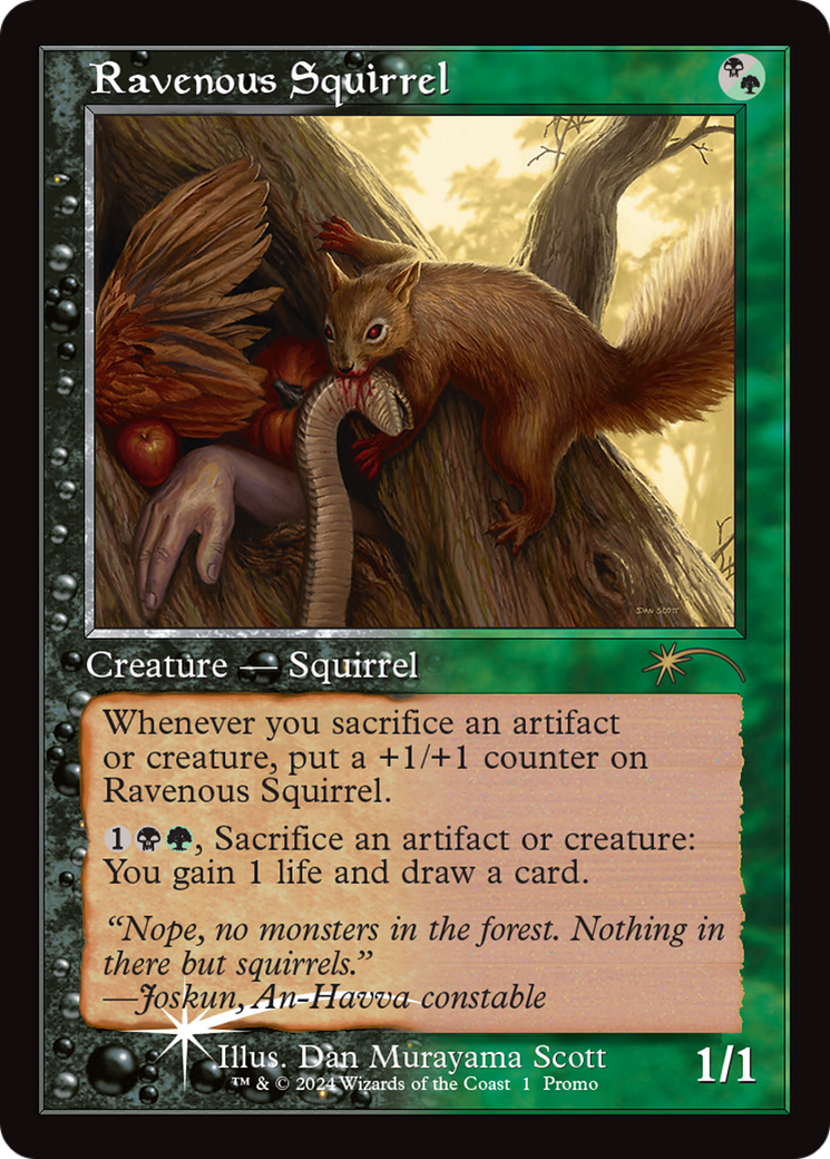 Ravenous Squirrel (Open House) [Wizards Play Network 2024] - Magic: The Gathering - Card Brawlers | Quebec | Canada |
