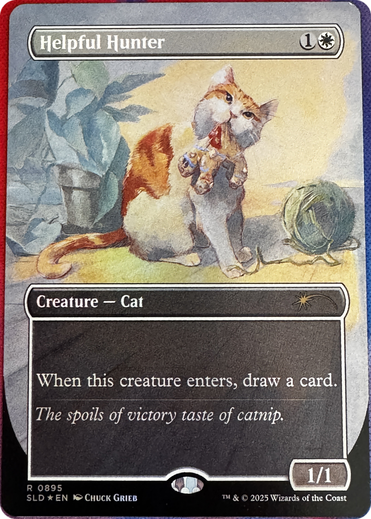 Helpful Hunter (0895) (Rainbow Foil) [Secret Lair Drop Series] - Magic: The Gathering - Card Brawlers | Quebec | Canada |