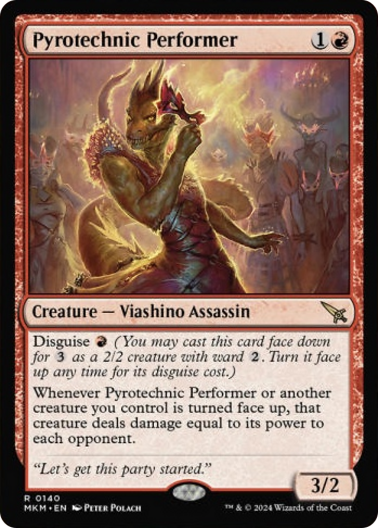 Pyrotechnic Performer [Murders at Karlov Manor] - Magic: The Gathering - Card Brawlers | Quebec | Canada |