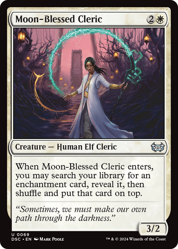 Moon-Blessed Cleric [Duskmourn: House of Horror Commander] - Magic: The Gathering - Card Brawlers | Quebec | Canada |