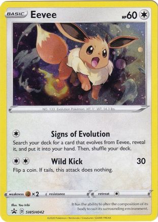 Eevee (SWSH042) [Sword & Shield: Black Star Promos] - Pokémon - Card Brawlers | Quebec | Canada |