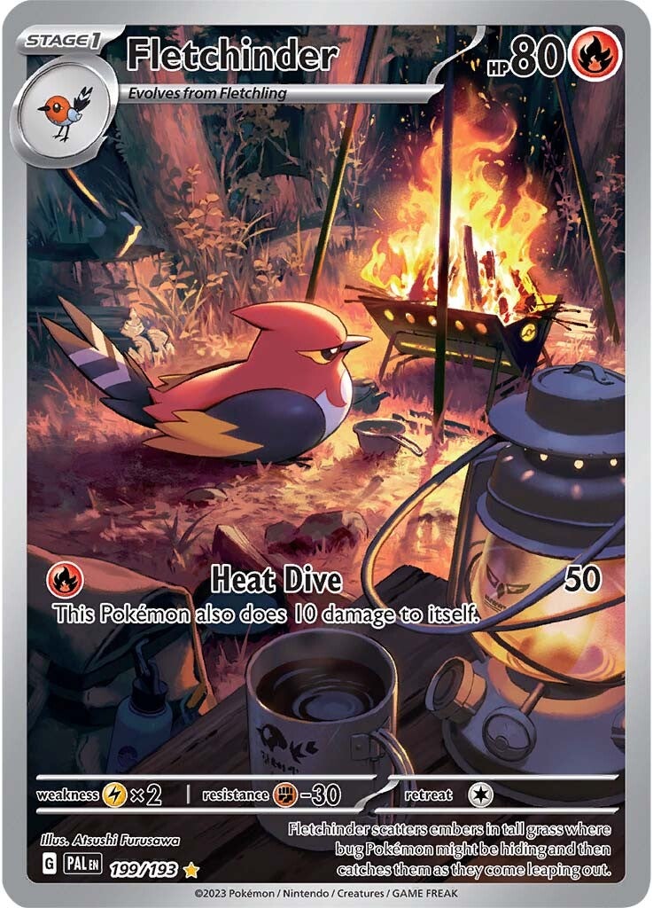 Fletchinder (199/193) [Scarlet & Violet: Paldea Evolved] - Pokémon - Card Brawlers | Quebec | Canada |