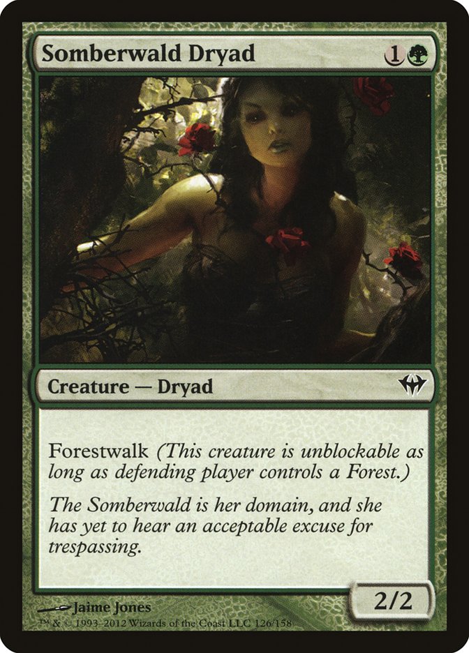 Somberwald Dryad [Dark Ascension] - Magic: The Gathering - Card Brawlers | Quebec | Canada |