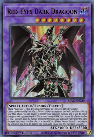 Red-Eyes Dark Dragoon [MP20-EN249] Ultra Rare - Yu-Gi-Oh! - Card Brawlers | Quebec | Canada |