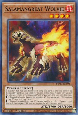 Salamangreat Wolvie [MP20-EN002] Common - Yu-Gi-Oh! - Card Brawlers | Quebec | Canada |