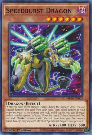 Speedburst Dragon [MP20-EN005] Common - Yu-Gi-Oh! - Card Brawlers | Quebec | Canada |