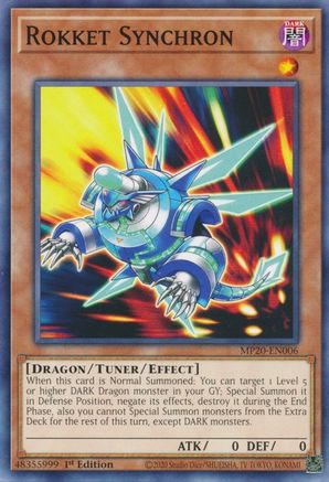 Rokket Synchron [MP20-EN006] Common - Yu-Gi-Oh! - Card Brawlers | Quebec | Canada |