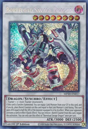 Borreload Savage Dragon [MP20-EN017] Prismatic Secret Rare - Yu-Gi-Oh! - Card Brawlers | Quebec | Canada |