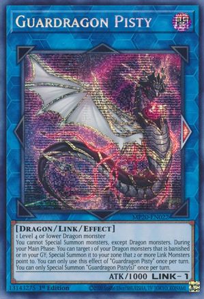 Guardragon Pisty [MP20-EN022] Prismatic Secret Rare - Yu-Gi-Oh! - Card Brawlers | Quebec | Canada |