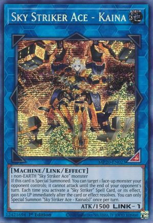 Sky Striker Ace - Kaina [MP20-EN023] Prismatic Secret Rare - Yu-Gi-Oh! - Card Brawlers | Quebec | Canada |