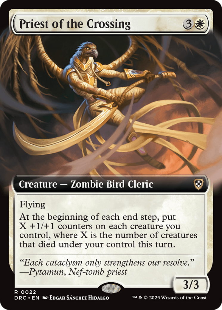 Priest of the Crossing (Extended Art) [Aetherdrift Commander] - Magic: The Gathering - Card Brawlers | Quebec | Canada |