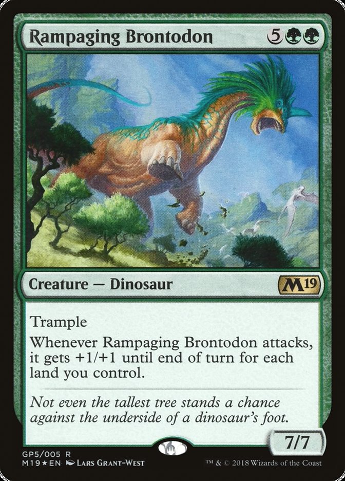 Rampaging Brontodon [Magic 2019 Gift Pack] - Magic: The Gathering - Card Brawlers | Quebec | Canada |