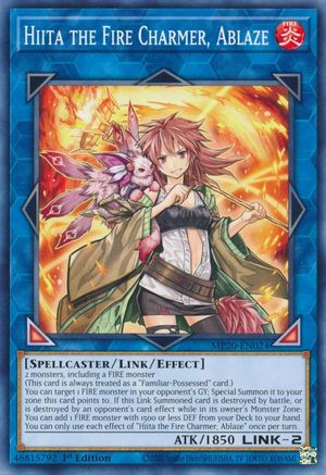 Hiita the Fire Charmer, Ablaze [MP20-EN024] Common - Yu-Gi-Oh! - Card Brawlers | Quebec | Canada |