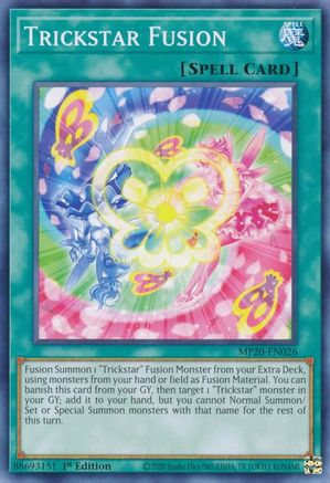Trickstar Fusion [MP20-EN026] Common - Yu-Gi-Oh! - Card Brawlers | Quebec | Canada |