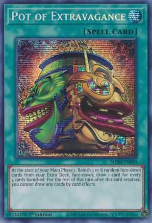 Pot of Extravagance [MP20-EN030] Prismatic Secret Rare - Yu-Gi-Oh! - Card Brawlers | Quebec | Canada |