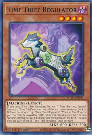 Time Thief Regulator [MP20-EN039] Rare - Yu-Gi-Oh! - Card Brawlers | Quebec | Canada |